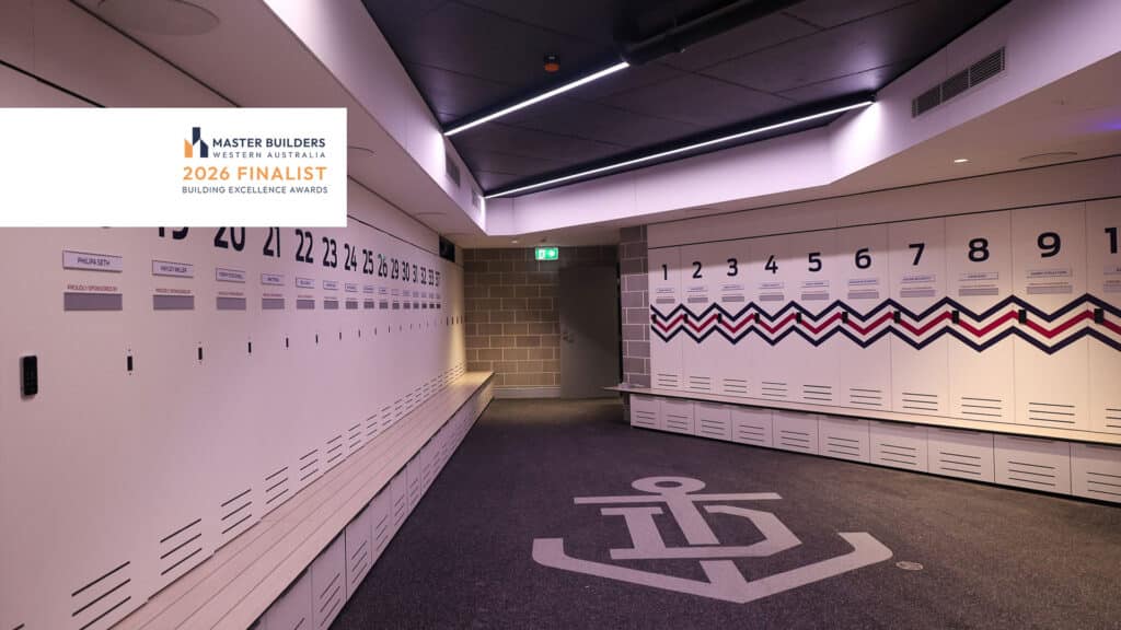 Dockers Changerooms & Stadium – Elite Football, Changeroom & Spectator Facility Expansion
